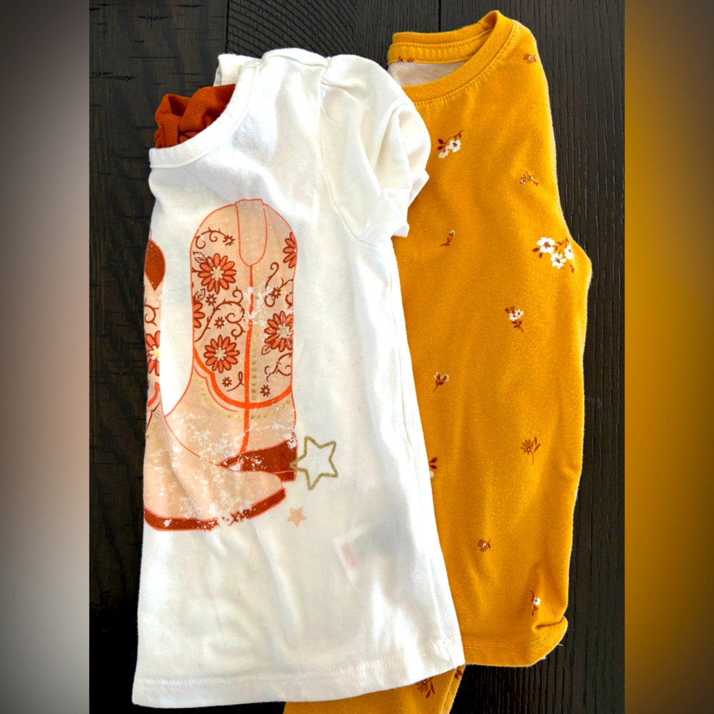 Cynthia Rowley White and Orange Kids' Outfit